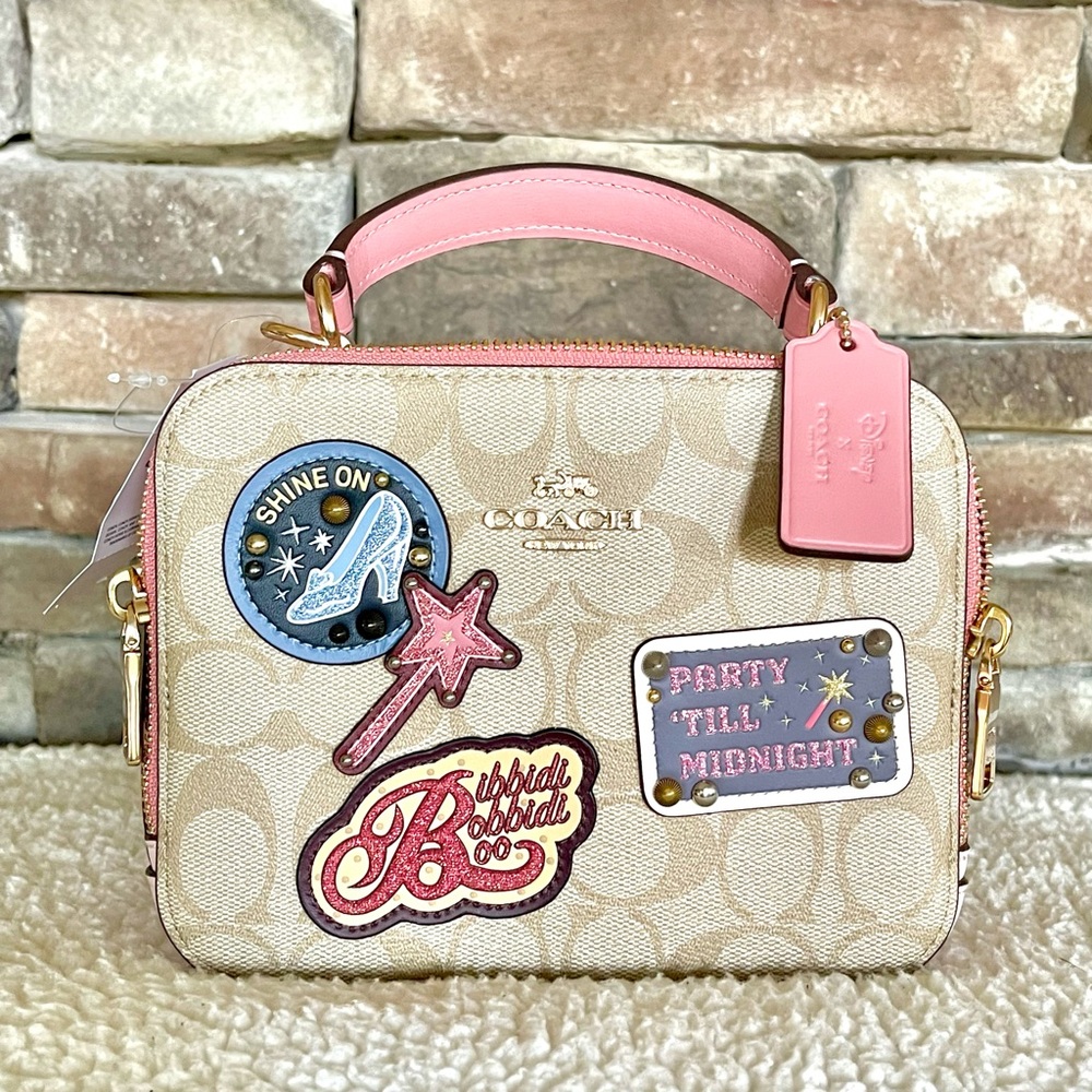 Coach Disney Box Crossbody with Patches